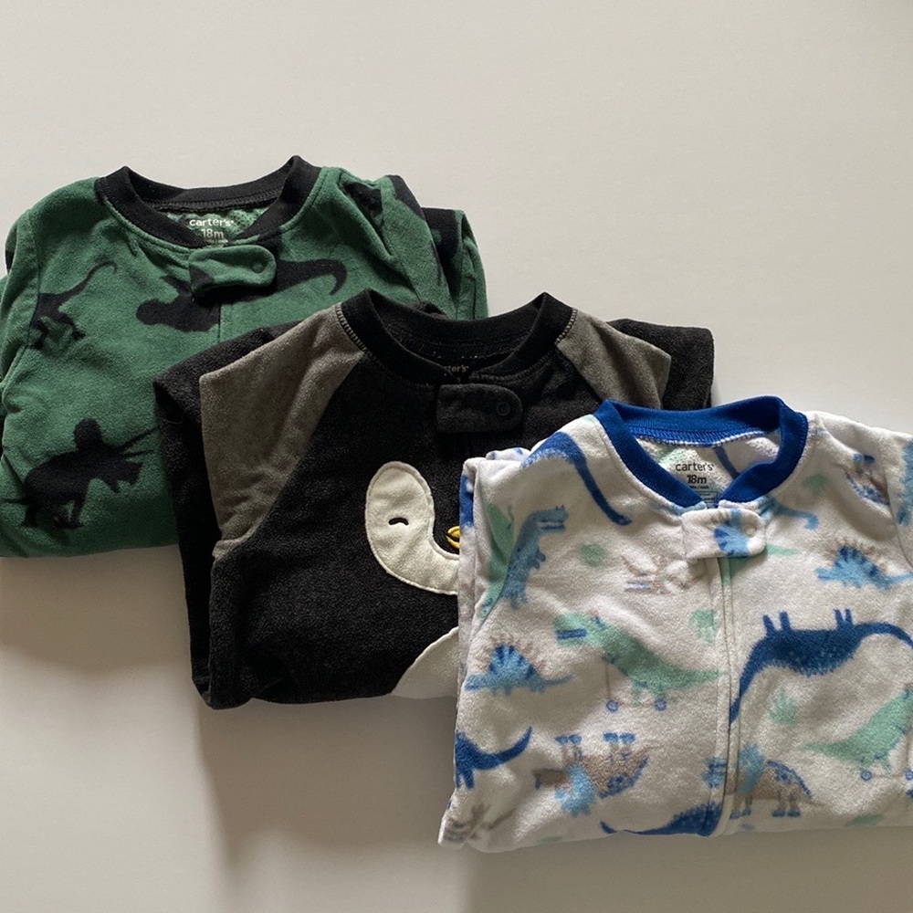 Fleece Footie Pajama Bundle